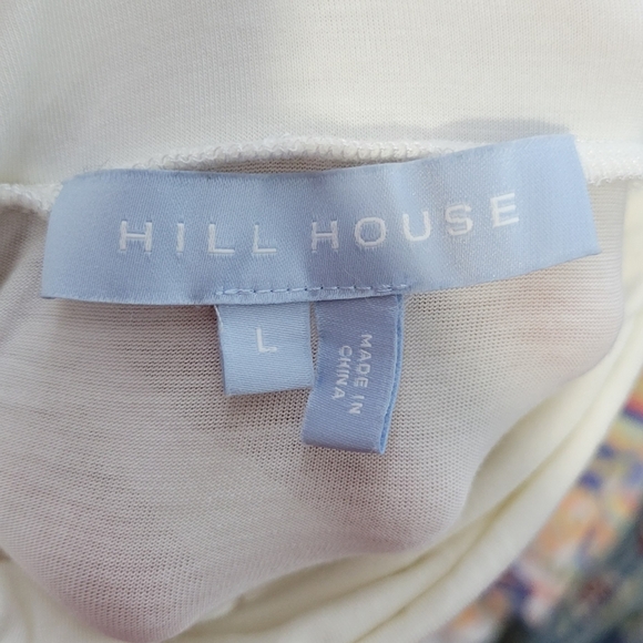 Hill House Classic Cream Turtleneck Bodysuit Size Large - Picture 2 of 4